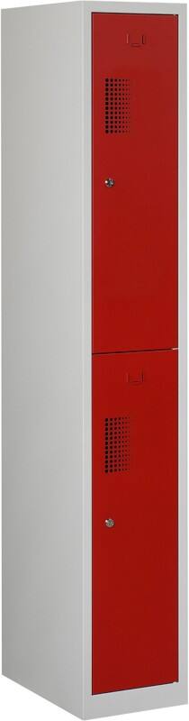 Garderobekast NH 180-1.2 Grijs, rood 1.2 ceha nh18012v70353000