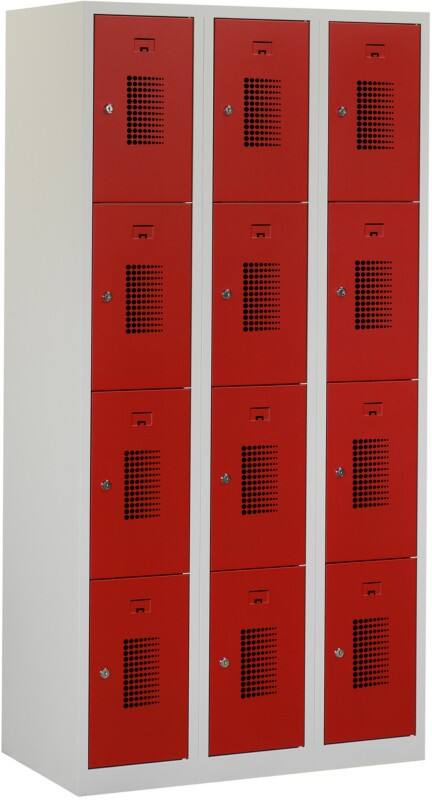 Locker NH 180-3.12 Grijs, rood ceha nh180312c7035300