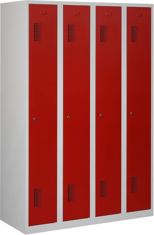 Garderobekast NH 180-4.4 Grijs, rood