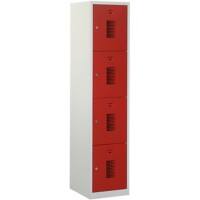 Locker NHT 180-1.4 Grijs, rood nht 180-1.4 ceha nht18014c7035300