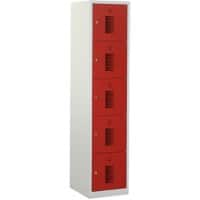 Locker NHT 180-1.5 Grijs, rood nht 180-1.5 ceha nht18015v7035300