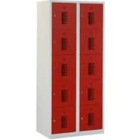 Locker NHT 180-2.10 Grijs, rood nht 180-2.10 ceha nht180210c7035300