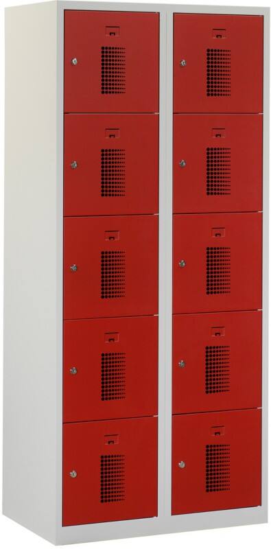 Locker NHT 180-2.10 Grijs, rood nht 180-2.10 ceha nht180210v7035300