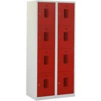 Locker Grijs, rood ceha nht18028c7035300