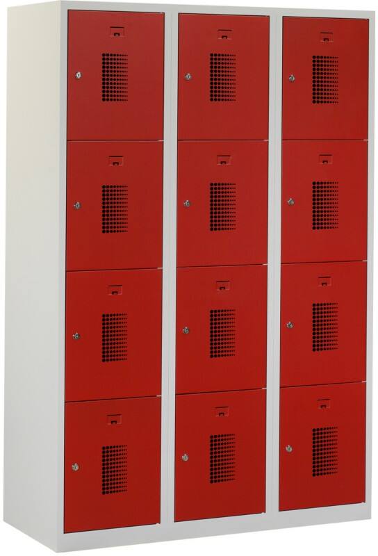 Locker Grijs, rood ceha nht180312c7035300