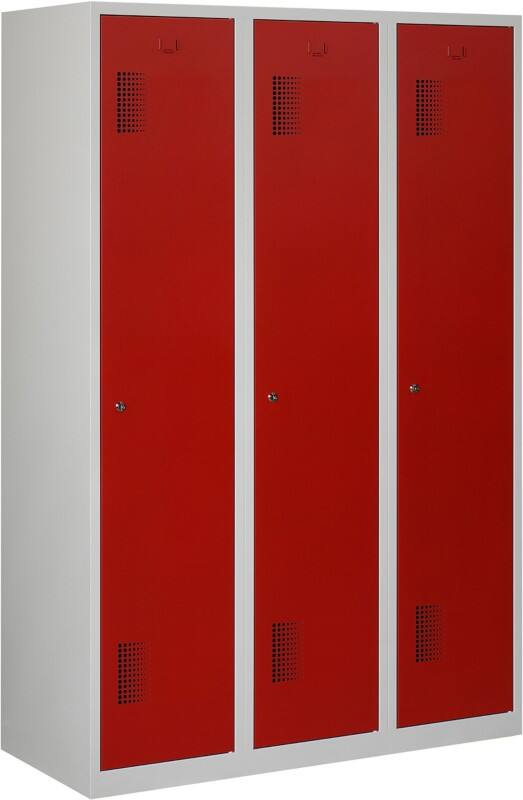 Garderobekast NHT 180-3.3 Grijs, rood 180-ceha nht18033v70353000