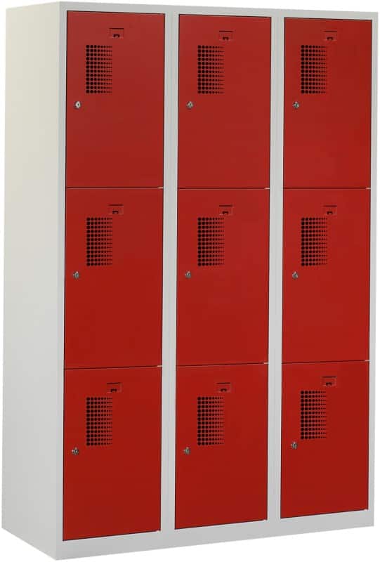 Locker NHT 180-3.9 Grijs, rood nht 180-3.9 ceha nht18039c7035300