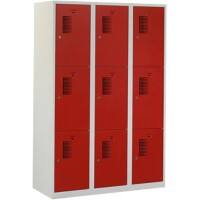 Locker NHT 180-3.9 Grijs, rood nht 180-3.9 ceha nht18039c7035300