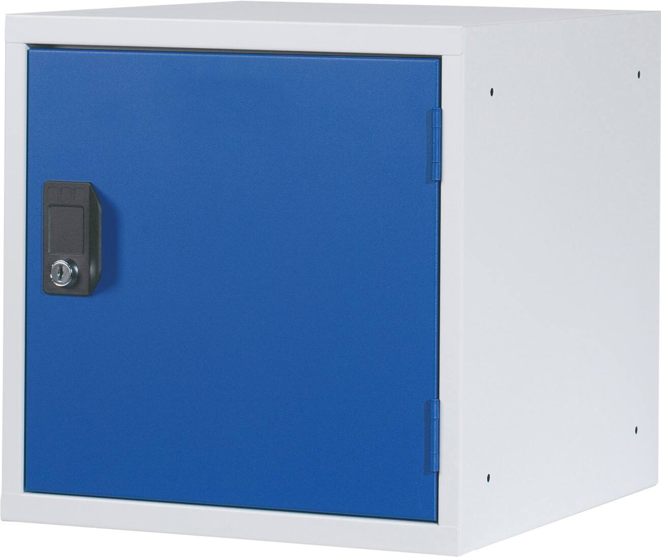 Ceha Metaal Kluisje 1 Deur Cilinderslot 450 x 450 x 450 mm Blauw, grijs