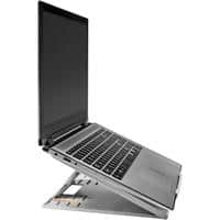 Kensington Smartfit Easy Riser Go Ergonomische Laptopstandaard met Koelstand K50420EU Draagt Tot 17 inch Grijs