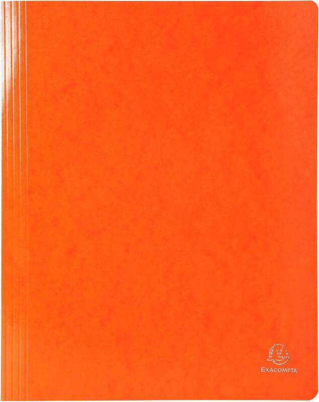 Exacompta Snelhechtermappen 380809B Oranje Geplastificeerd karton 24 x 32 cm 25 Stuks