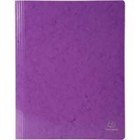 Exacompta Snelhechtermappen 380812B Paars Geplastificeerd karton 24 x 32 cm 25 Stuks