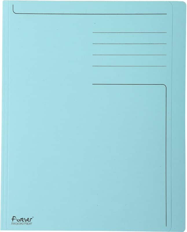 Exacompta Forever Young Dossiermap A4 Blauw Manila 100% gerecycled 280 g/m² 100 Stuks