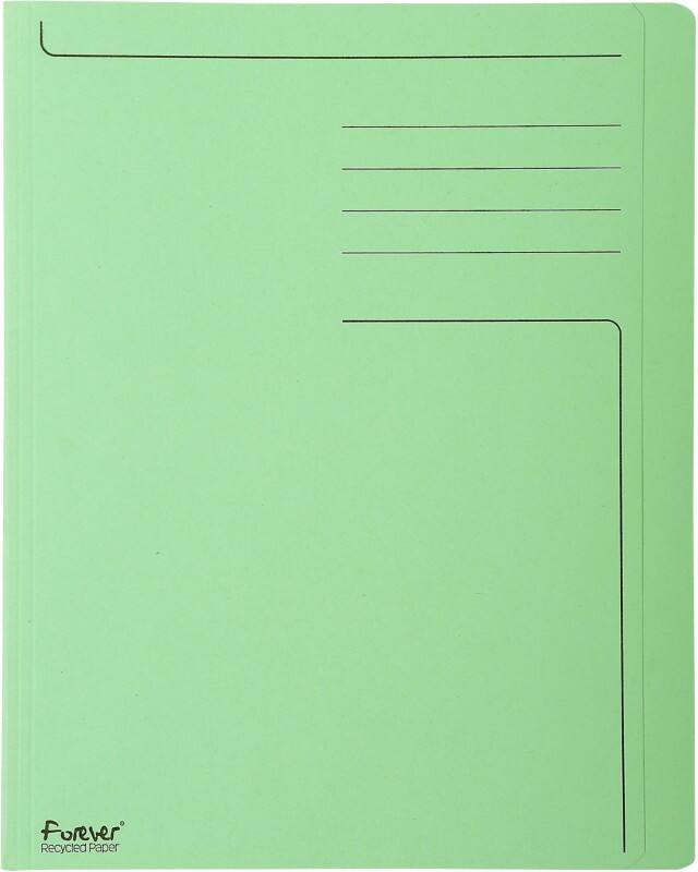 Exacompta Forever Young Dossiermap A4 Groen Manila 100% gerecycled 280 g/m² 100 Stuks