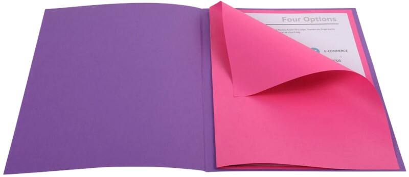 Exacompta Dossiermap 55545E Kleurenassortiment Karton 24 x 32 cm 250 Stuks