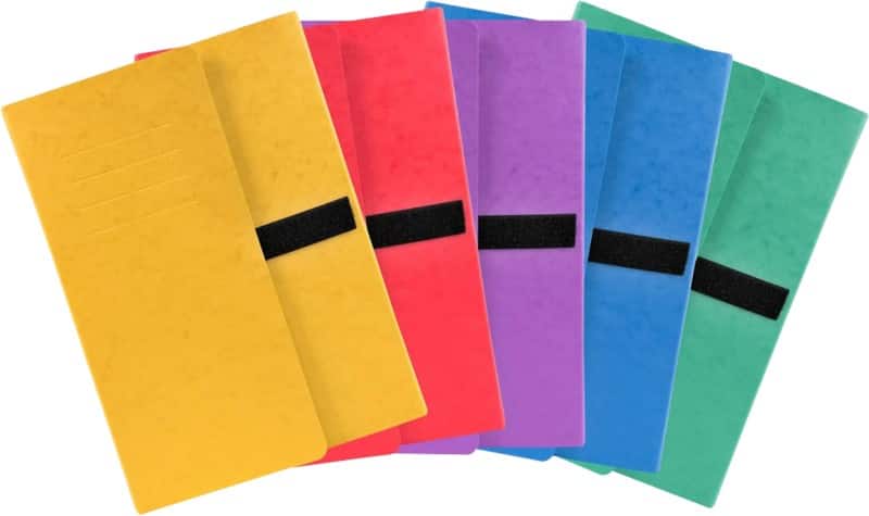 Exacompta Sorteermap 740E A4 Karton 24 (B) x 32 (H) cm Kleurenassortiment 10 Stuks