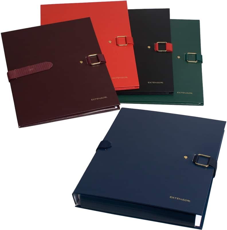 Exacompta Mappen met uitrekbare rug 22090E Kleurenassortiment Karton 24 x 32 cm 10 Stuks