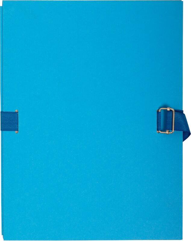 Exacompta Mappen met uitrekbare rug 223220E Licht blauw Polypropyleen 24 x 32 cm 10 Stuks