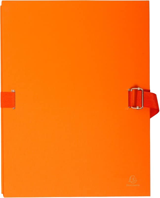 Exacompta Sorteermappen 223245E Oranje Karton bedekt met papier 24 x 32 cm 10 Stuks
