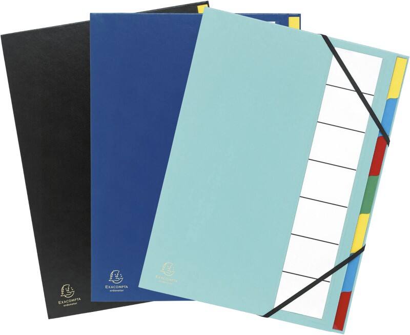 Exacompta Sorteermappen 55320E Kleurenassortiment Polypropyleen 23,5 x 33,5 cm 6 Stuks