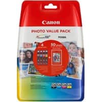 Canon 4540B017 Origineel Inktcartridge Zwart, cyaan, magenta, geel Multipak  4 Stuks