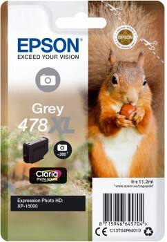 Epson 478XL Origineel Inktcartridge C13T04F64010 Grijs