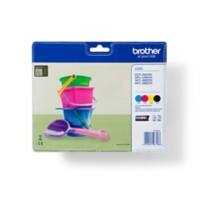 Brother LC-221VALBP Origineel Inktcartridge Zwart, cyaan, magenta, geel Multipack 4 Stuks