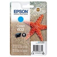 Epson 603 Origineel Inktcartridge C13T03U24010 Cyaan