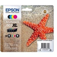 Epson 603XL Origineel Inktcartridge C13T03A64010 Zwart, cyaan, magenta, geel Multipack 4 Stuks