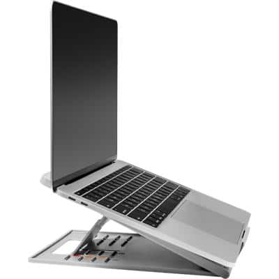 Kensington Smartfit Easy Riser Go ergonomische laptopstandaard met koelstand K50421EU draagt tot 14 inch grijs