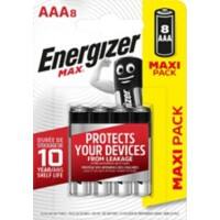 Energizer Batterij Max AAA 1200 mAh Alkaline 1.5 V 8 Stuks