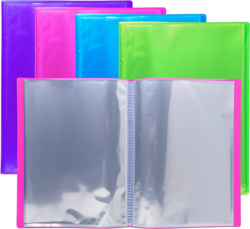 Exacompta Showalbum 86770E A4 Kleurenassortiment 30 hoezen 12 Stuks