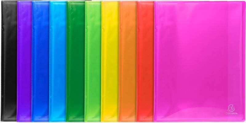 Exacompta Showalbum 85870E A4 Kleurenassortiment 40 hoezen 12 Stuks