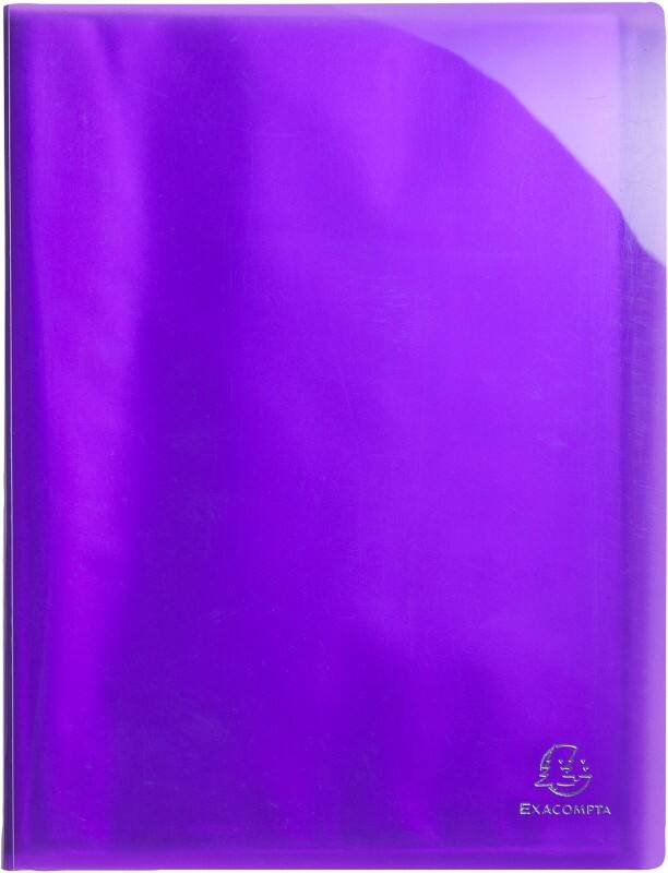 Exacompta Showalbum 85876E A4 Paars 40 hoezen 12 Stuks