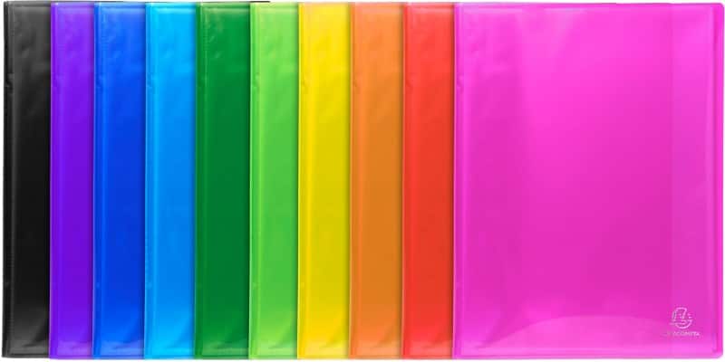 Exacompta Showalbum 85970E A4 Kleurenassortiment 100 hoezen 8 Stuks