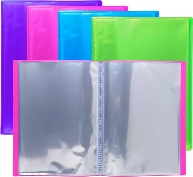 Exacompta Showalbum 85280E A4 Kleurenassortiment 60 hoezen 8 Stuks