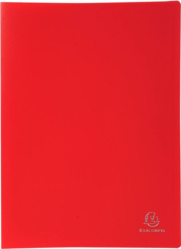 Exacompta Showalbum 8585E A4 Rood 80 hoezen 8 Stuks