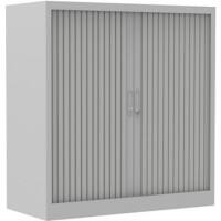 Ceha Roldeurkast Metaal 2 Planken Afsluitbaar 1.200 x 450 x 1.050 mm Grijs