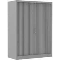 Ceha Roldeurkast Metaal 4 Planken Afsluitbaar 1.000 x 450 x 1.350 mm Zilver