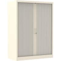 Ceha Roldeurkast Metaal 4 Planken Afsluitbaar 1.000 x 450 x 1.350 mm Wit