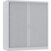 Ceha Roldeurkast Metaal 4 Planken Afsluitbaar 1.200 x 450 x 1.350 mm Zilver