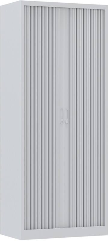 Ceha Roldeurkast Metaal 4 Planken Afsluitbaar 800 x 450 x 1.950 mm Zilver