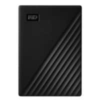 Western Digital 1 TB draagbare externe harde schijf My Passport USB 3.2 type A automatische back-up, wachtwoordbeveiliging zwart