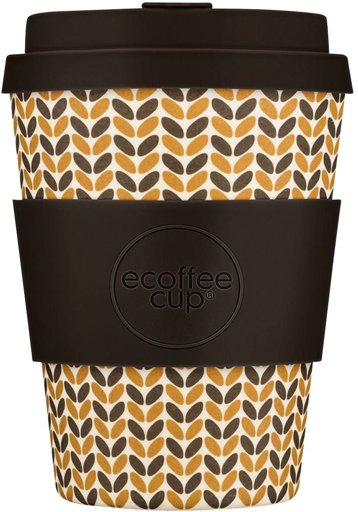 Ecoffee Cup Koffiebeker Threadneedle 350 ml Bruin
