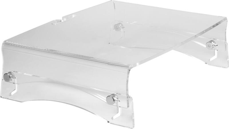 BakkerElkhuizen Monitorstandaard Q-riser 110 Transparant