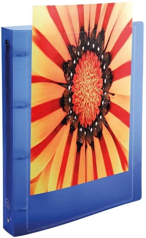 Exacompta Kreacover 15 mm Presentatieringband PP (Polypropeen) A4 4 Ringen Kleurenassortiment 51989E 20 Stuks