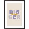 Paperflow Lijst met motiverende slogan "Think Bigger" 600 x 800 mm Kleurenassortiment