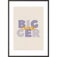 Paperflow Lijst met motiverende slogan "Think Bigger" 210 x 297 mm Kleurenassortiment