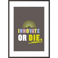 Paperflow Lijst met motiverende slogan "Innovate Or Die" 210 x 297 mm Kleurenassortiment
