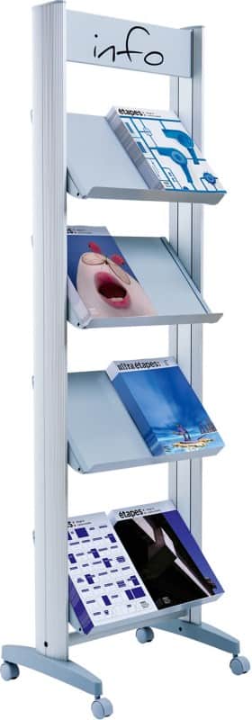 Paperflow A4 Folderhouder Zilver 8,A4TM,35 500 (B) x 385 (D) x 300 (H) mm